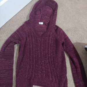 Plum colored sweater